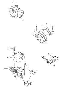 1J0951605A-Electronic siren
