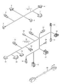 1K4971369B-Wire, seat tray