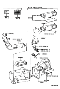 5508860010-DUCT SUB-ASSY, HEATER TO REGISTER, NO.5