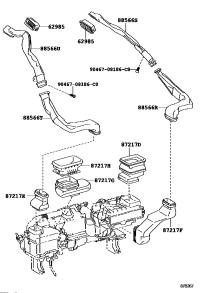 872110N130-DUCT, AIR, REAR SIDE NO.2