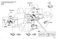 8492050330-SWITCH ASSY, POWER SEAT FRONT, RH