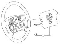 2K0880201B4EC-Steering wheel air bag unit