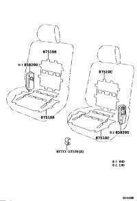 8751060100-HEATER ASSY, FRONT SEAT CUSHION, RH/LH
