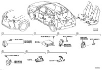 8917076490-SENSOR ASSY AIR BAG