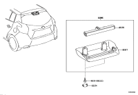 819520D130C0-COVER, CENTER STOP LAMP