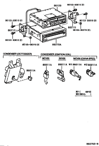 8621133080-BRACKET, RADIO, NO.1
