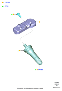 BB5Z1A189A-SENSOR ASSY., TPMS