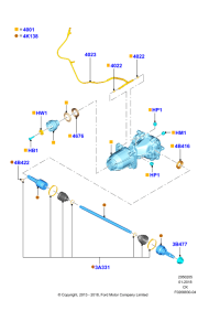 S160D-Tube c???????????,????? 4A232/??????? Shaft assy-B