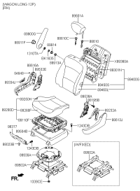 890264H000KD-KNOB-RR SEAT BACK RECL