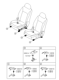 881413N000RY-COVER-FR SEAT MTG FR