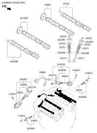 249003C158-CAMSHAFT ASSY-INTAKE RH