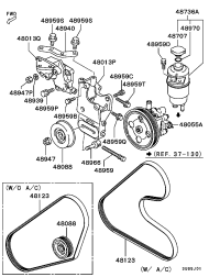 MD308882-TENSIONER,ALTERNATOR BELT