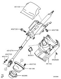 4402A007-COVER,STRG COLUMN DASH