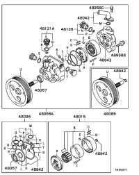 MB636436-O/SEAL,P/S OIL PUMP SHAFT