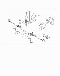 0013307435-STEERING LINK SUPPORTW220/C215
