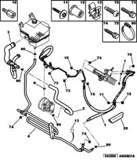 4014EG-Hose, power steering high pressure