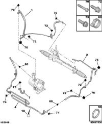 401355-Radiator, power steering