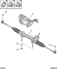 9801978480-Steering gear-new