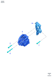 GK2E3K738AA-Bracket assy-p/s pump