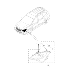 10151036-Head lamp assy