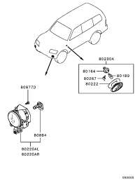 MN117111-LAMP ASSY,FOG,FR