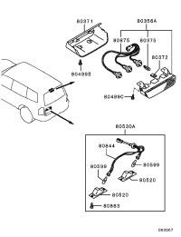 MR441850-COVER,HI-MTD STOP LAMP