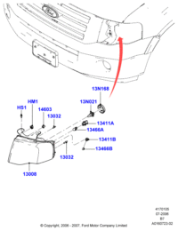 7L1Z13008DBCP-Head lamp assy