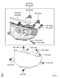 8301C487-HEAD LAMP ASSY,LH
