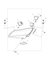 24109309-Head lamp assy