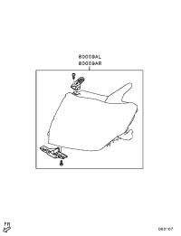 8301B002-BRACKET ASSY,HEADLAMP,RH