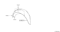 76748DF30A-PROTECTOR-REAR WHEEL HOUSE,RH