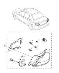 XFBS0052A-Harness assy-rr comb