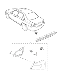 10003918-COMBINATION LAMP R/RHT-C(W205)