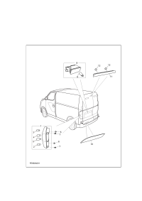 C00130985-Reflector assy (r), rear