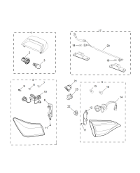 10121818-Lamp assy-tail (quarter)