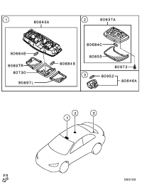 8401A009HA-LAMP ASSY,ROOM,FR
