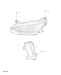 11043700-Head lamp assy