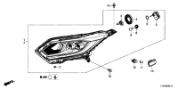 33100T7AH11-HEADLIGHT ASSY., R