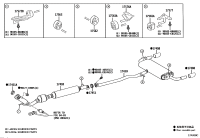 17408F0051-BAFFLE SUB ASSY, EXHAUST TAIL PIPE