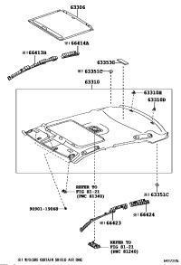 633060N011A0-TRIM SUB-ASSY, SUNSHADE