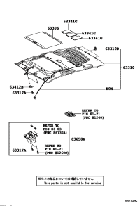 636500C350B0-BOX ASSY, ROOF