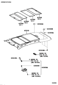 633060T020A0-TRIM SUB-ASSY, SUNSHADE