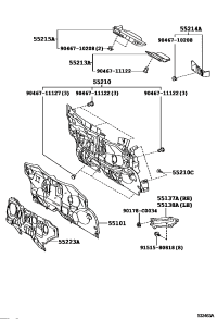 552130F050-Pad, dash panel silencer