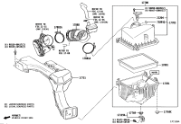 17750F0260-INLET, AIR CLEANER, NO.1