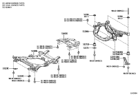 522970R090-BRACE, RR SUSPENSION