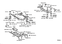 5225533010-BRACE, FRONT SUSPENSION MEMBER, FRONT RH