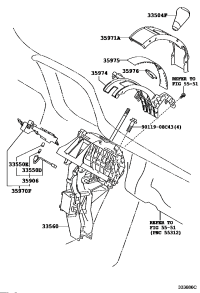 3356058040-UNIT ASSY, SHIFT LOCK CONTROL