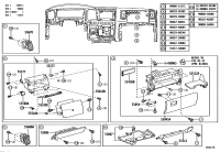 550420C020C0-DOOR SUB-ASSY, INSTRUMENT PANEL BOX, NO.2
