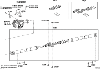 371000R020-SHAFT ASSY, PROPELLER W/CENTER BEARING