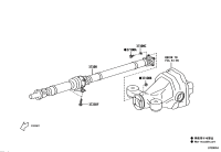 SU00300657-SHAFT ASSY, PROPELLER W/CENTER BEARING